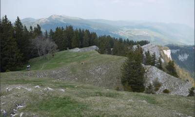 Le sentier de crête