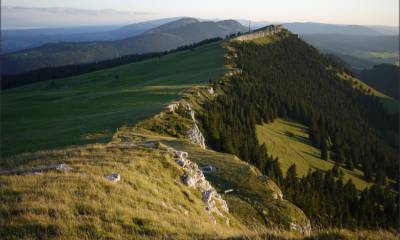 La crête depuis le Chasseron