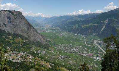 Vue depuis Plan-Charrat