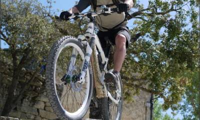 Sivergues, ses escaliers à VTT