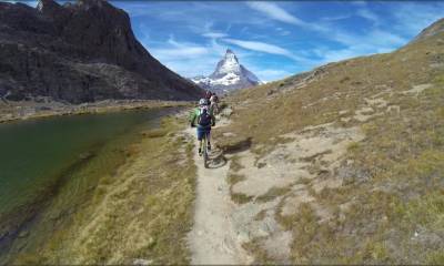 Le tour du Riffelsee, à la queue-leu-leu