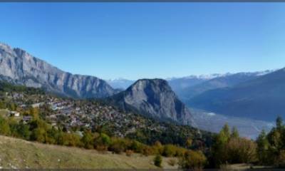 Vue sur la Plaine du Rhône