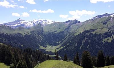 Massif des Diablerets au loin