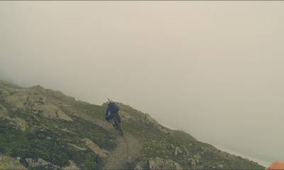 Descente bien roulante jusqu´au Grand Charmotane