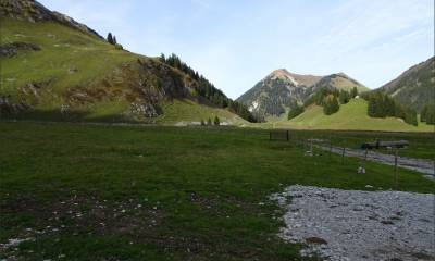 Paysage depuis la cabane