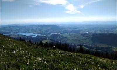 Vue sur la Gruyère depuis le Cousimbert